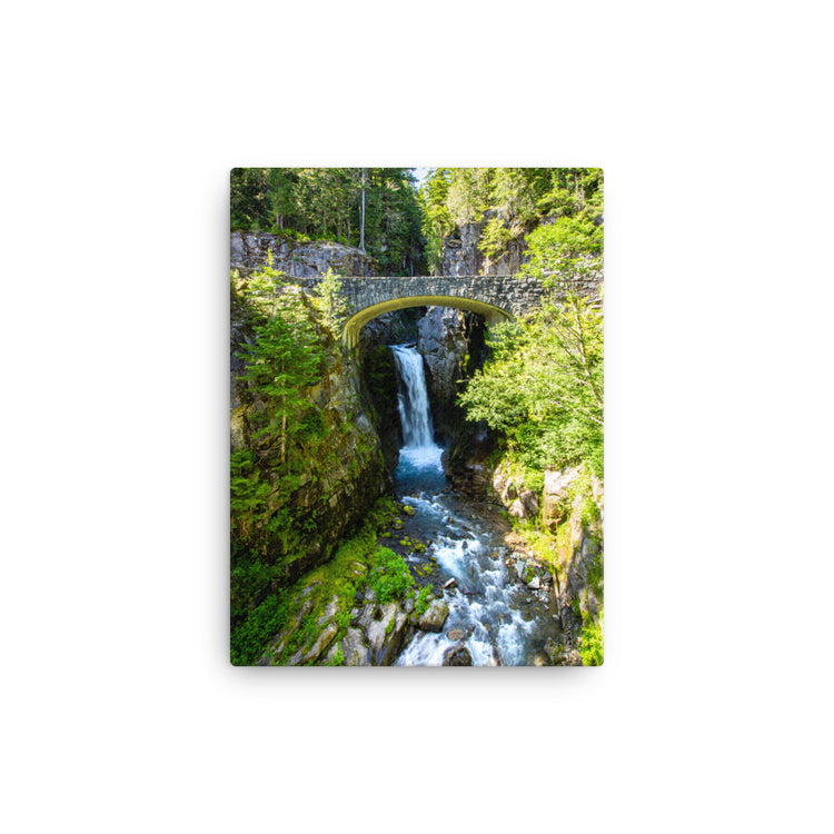 Christine Falls Bridge Mt. Rainier National Park Canvas Print