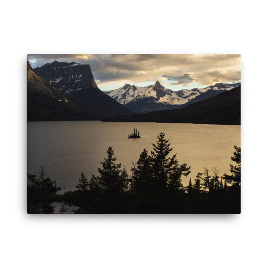 St. Mary Lake Glacier National Park Canvas Print