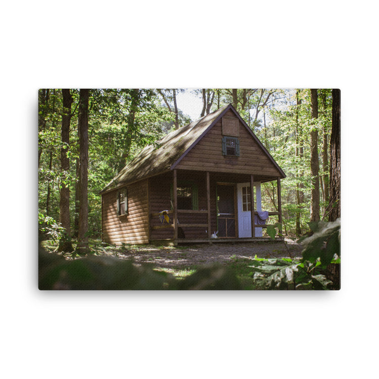 Pennsylvania Log Cabin Canvas Print