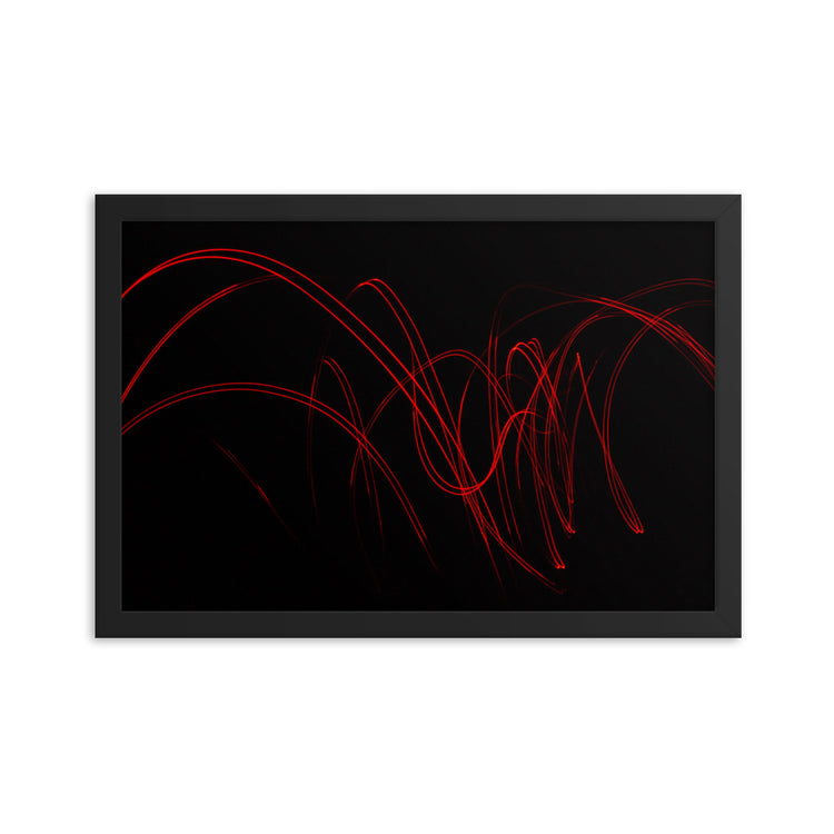 Experimental Lights 1 Framed Print