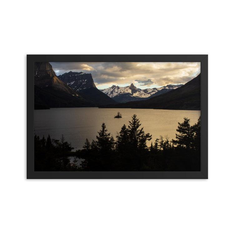St. Mary Lake Glacier National Park Framed Print