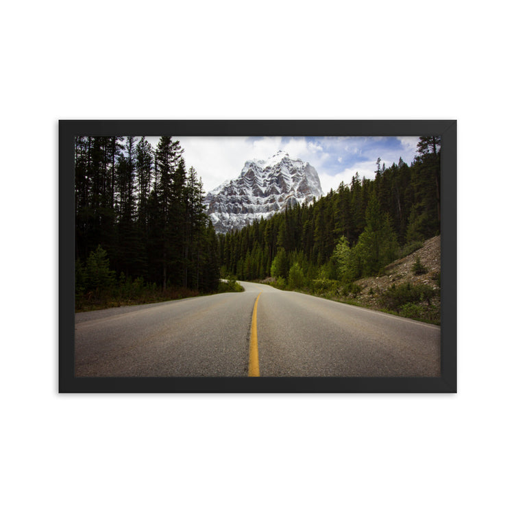 Banff National Park Scenic Drive Framed Print