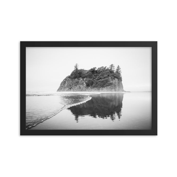 Ruby Beach Sea Stack Olympic National Park Framed Print