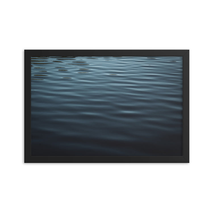 Calm Water Ripples Framed Print