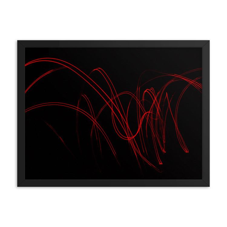 Experimental Lights 1 Framed Print