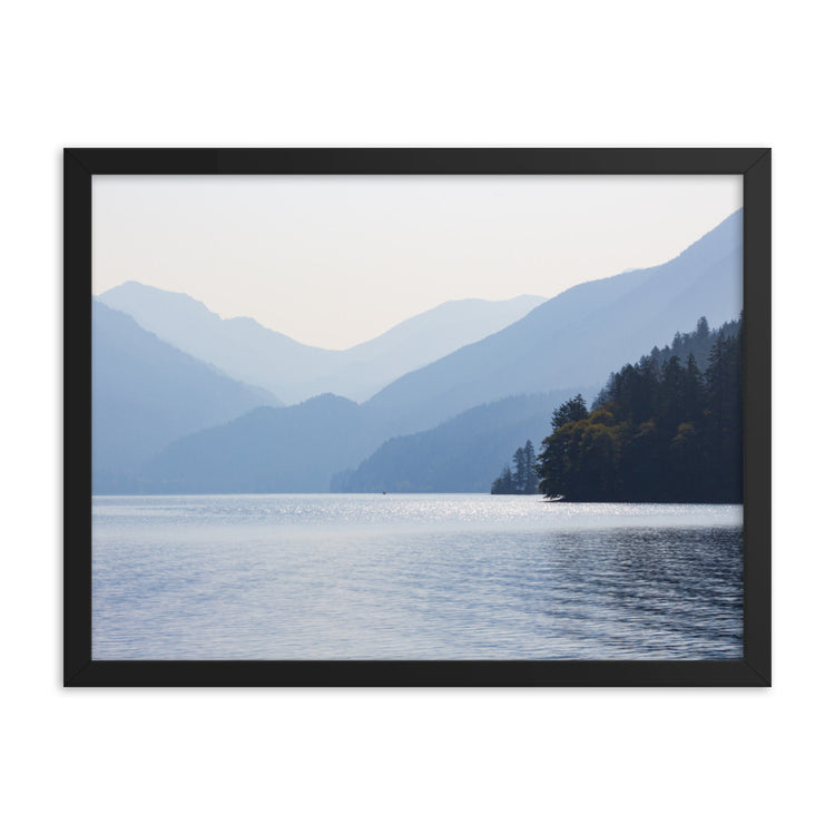 Lámina enmarcada Parque Nacional Olímpico Lake Crescent