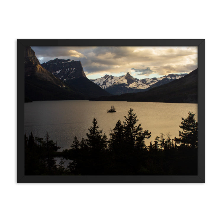 St. Mary Lake Glacier National Park Framed Print