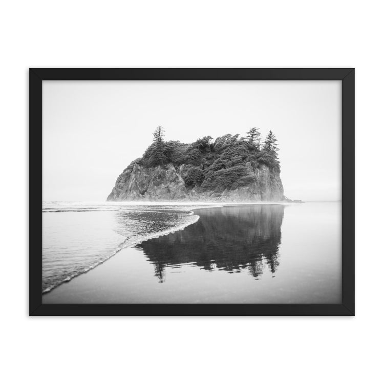 Ruby Beach Sea Stack Olympic National Park Framed Print