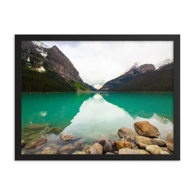 Lake Louise Banff National Park Framed Print