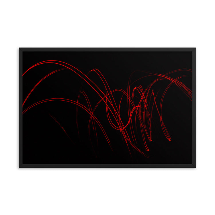 Experimental Lights 1 Framed Print
