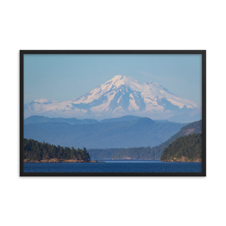 Mt. Baker Sunset Lámina enmarcada