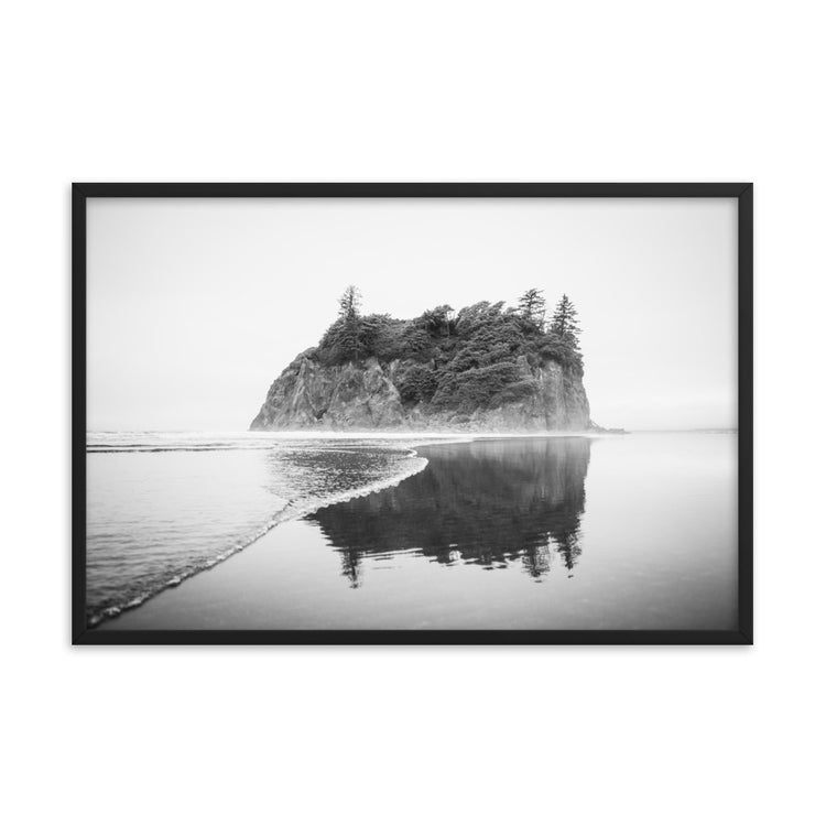 Ruby Beach Sea Stack Olympic National Park Framed Print