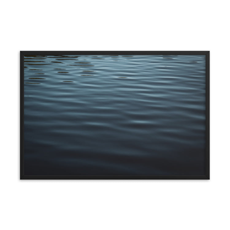 Calm Water Ripples Framed Print