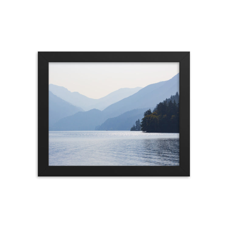 Lámina enmarcada Parque Nacional Olímpico Lake Crescent