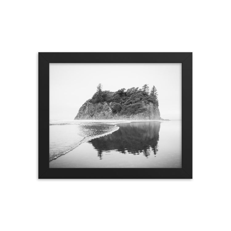 Ruby Beach Sea Stack Olympic National Park Framed Print