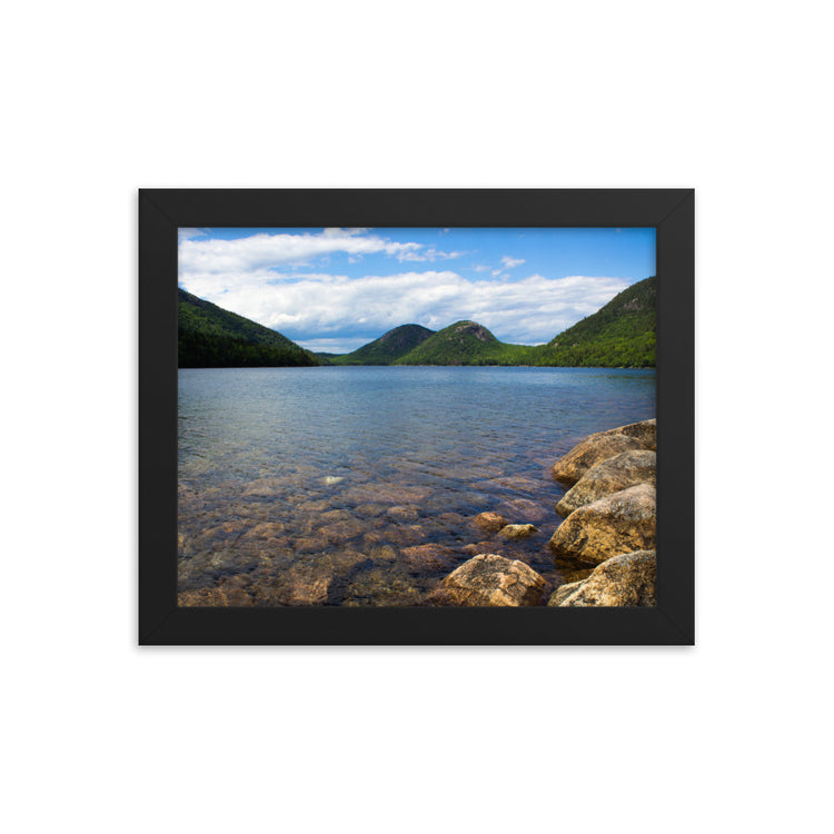 Jordan Pond Acadia National Park Framed Print