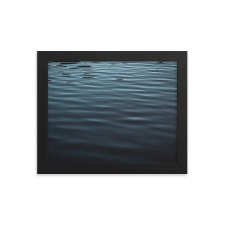 Calm Water Ripples Framed Print