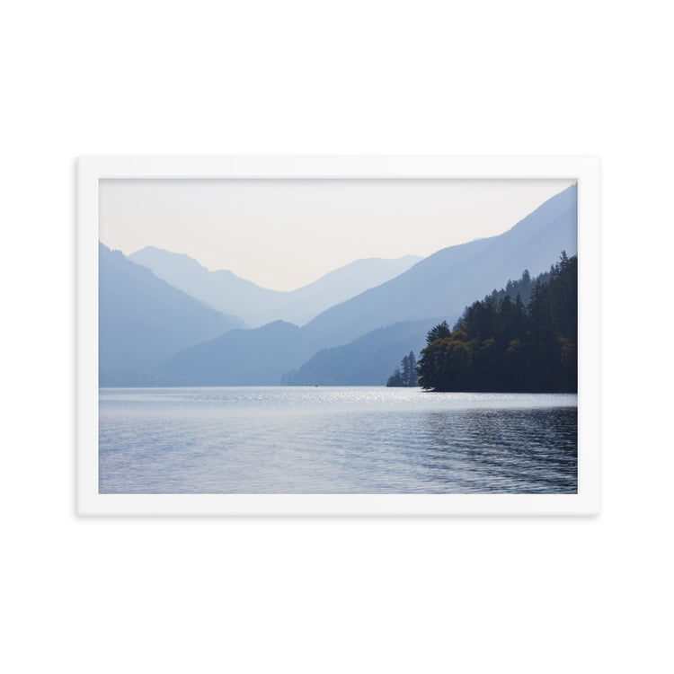 Lámina enmarcada Parque Nacional Olímpico Lake Crescent