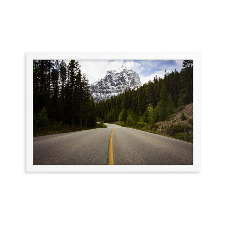 Banff National Park Scenic Drive Framed Print