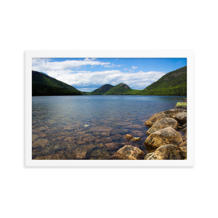 Jordan Pond Acadia National Park Framed Print