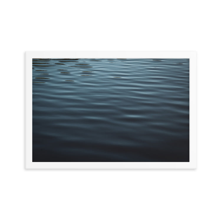 Calm Water Ripples Framed Print
