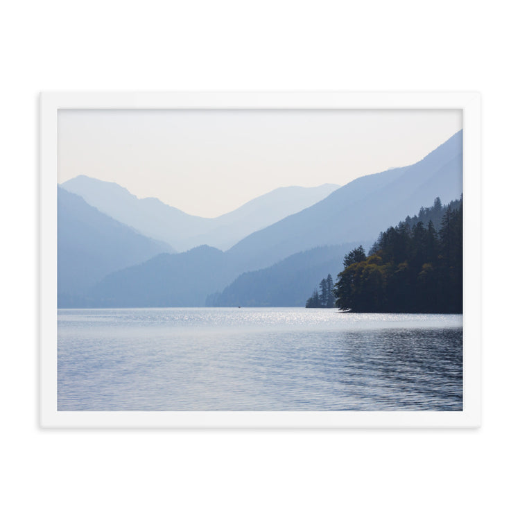 Lámina enmarcada Parque Nacional Olímpico Lake Crescent