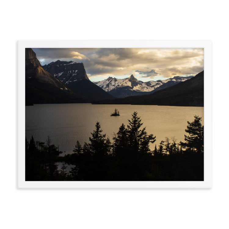 St. Mary Lake Glacier National Park Framed Print