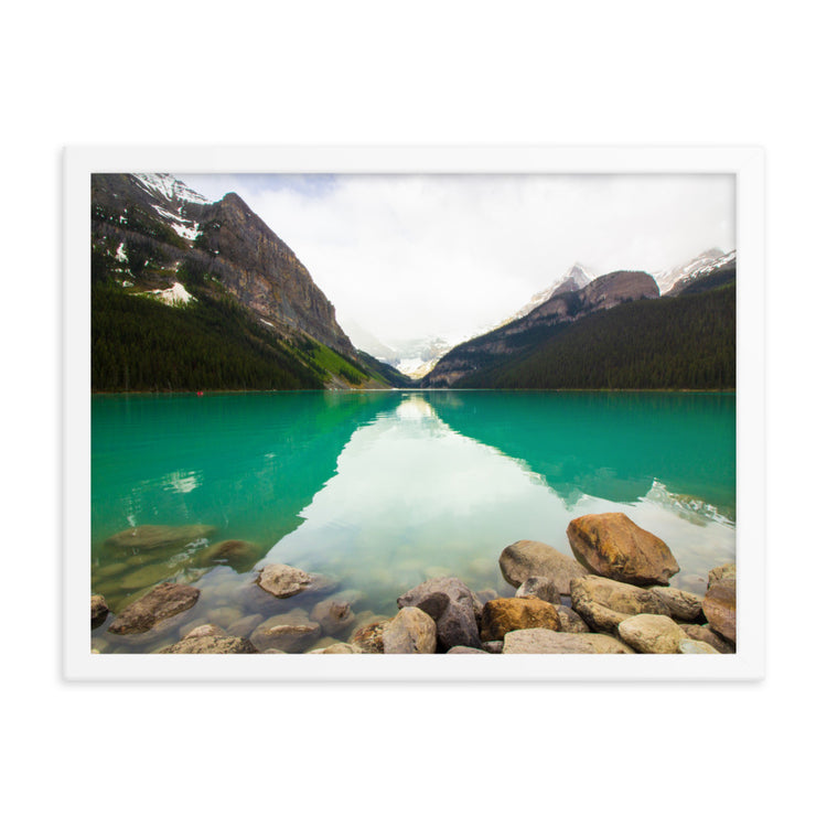 Lake Louise Banff National Park Framed Print