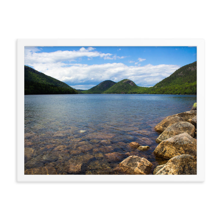 Jordan Pond Acadia National Park Framed Print