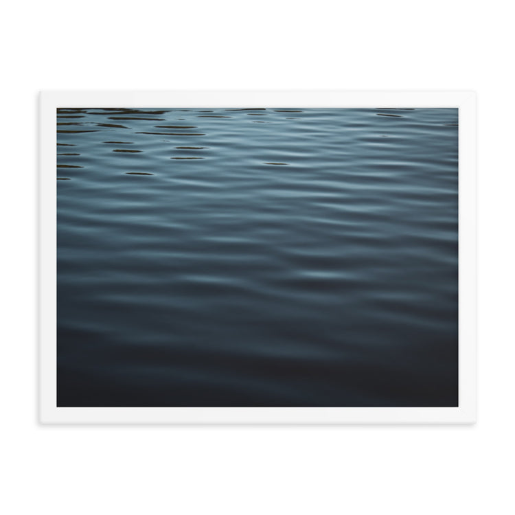 Calm Water Ripples Framed Print