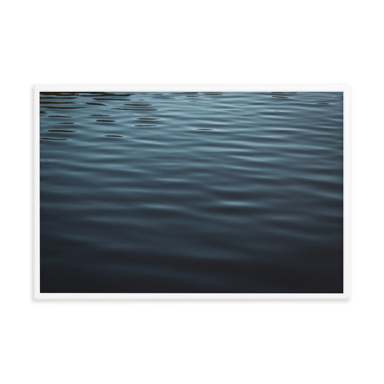 Calm Water Ripples Framed Print