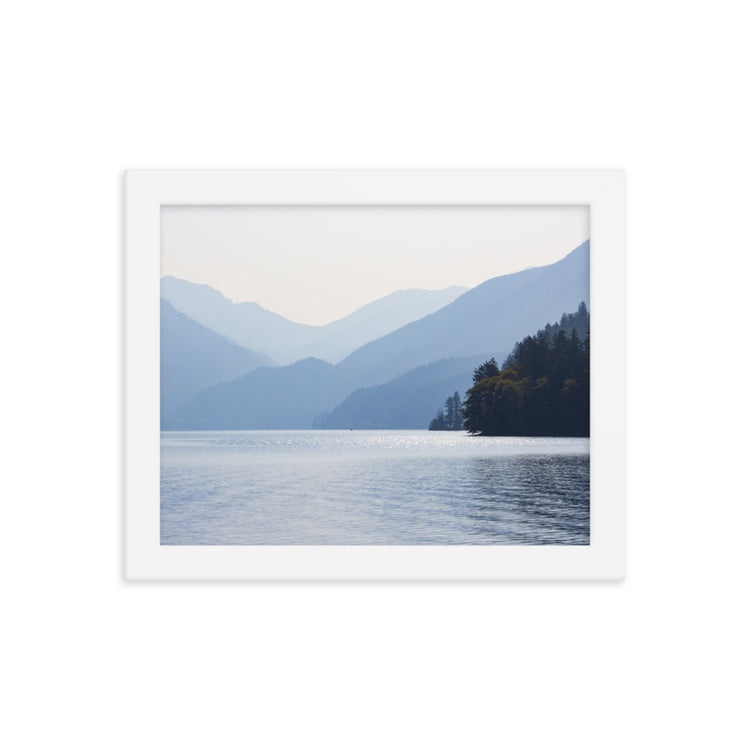 Lámina enmarcada Parque Nacional Olímpico Lake Crescent