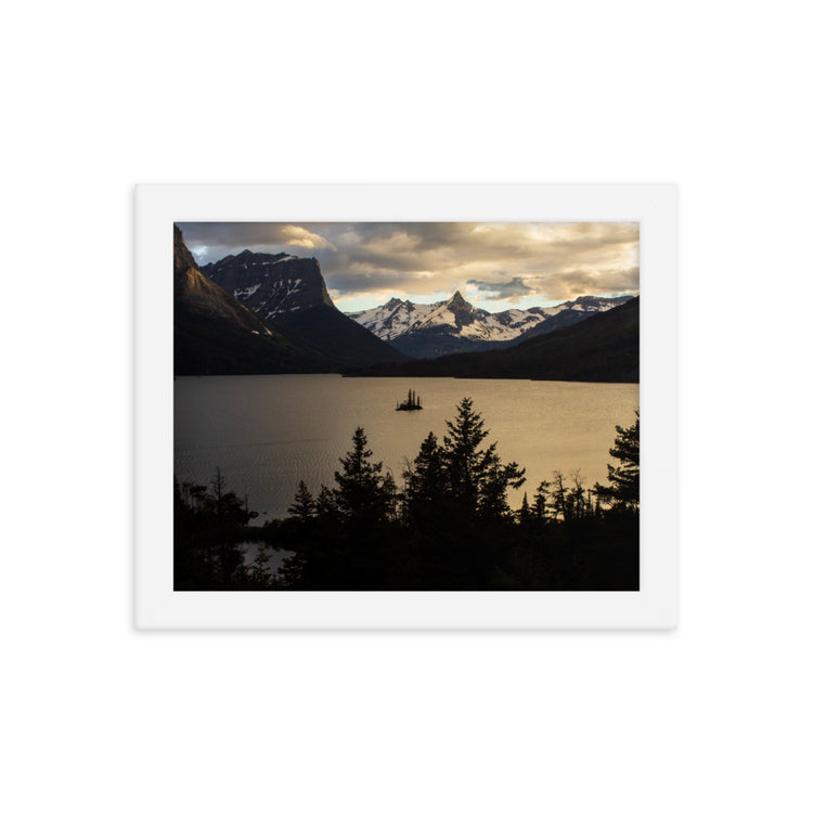St. Mary Lake Glacier National Park Framed Print