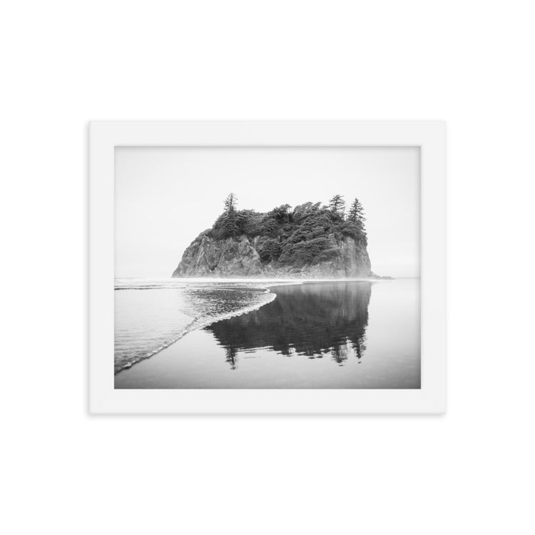 Ruby Beach Sea Stack Olympic National Park Framed Print