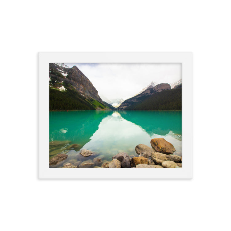 Lake Louise Banff National Park Framed Print