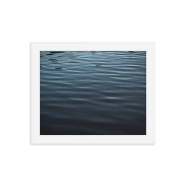 Calm Water Ripples Framed Print