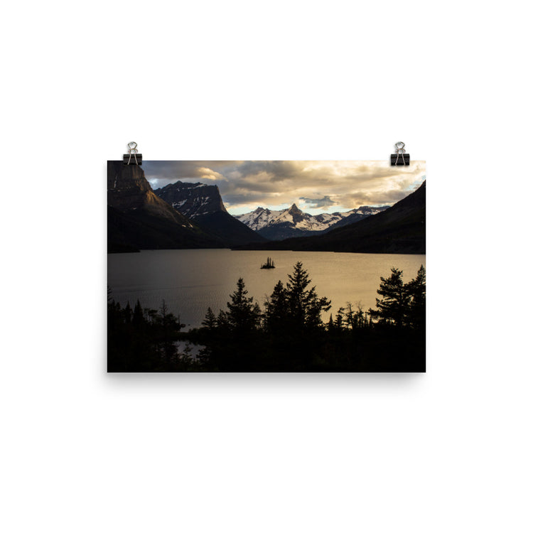 St. Mary Lake Glacier National Park Print