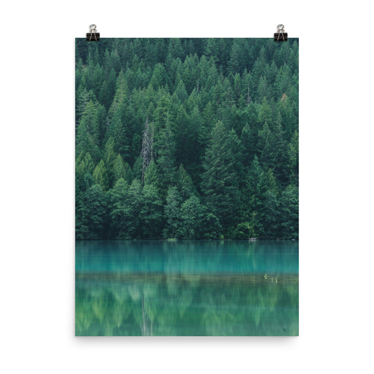 Impresión de reflejo del lago Diablo