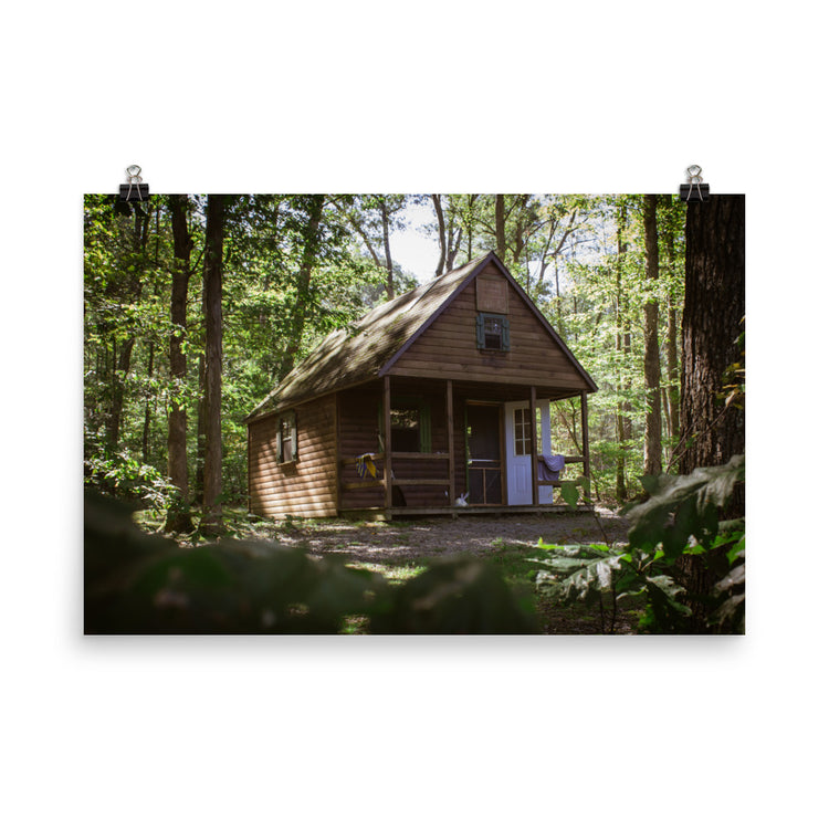 Pennsylvania Log Cabin Print