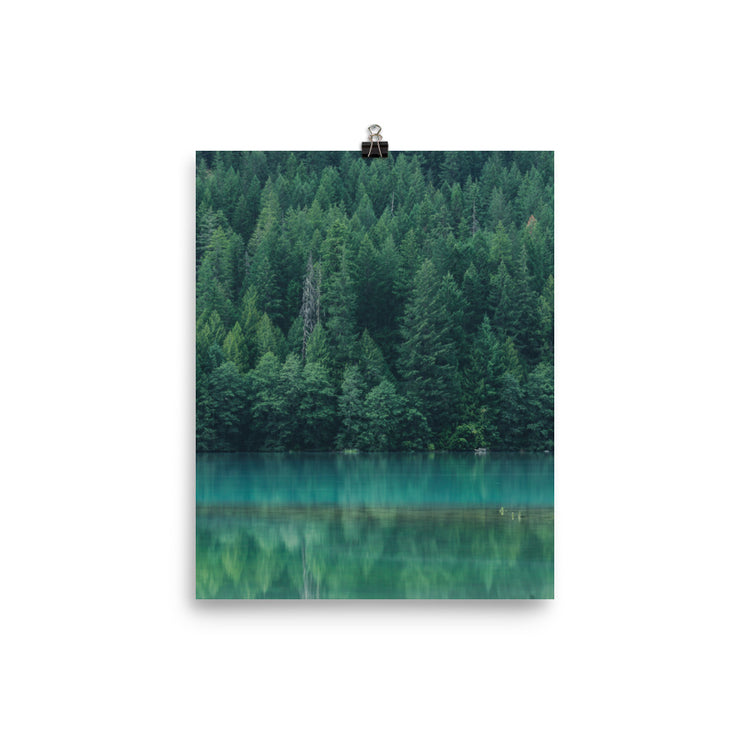 Impresión de reflejo del lago Diablo