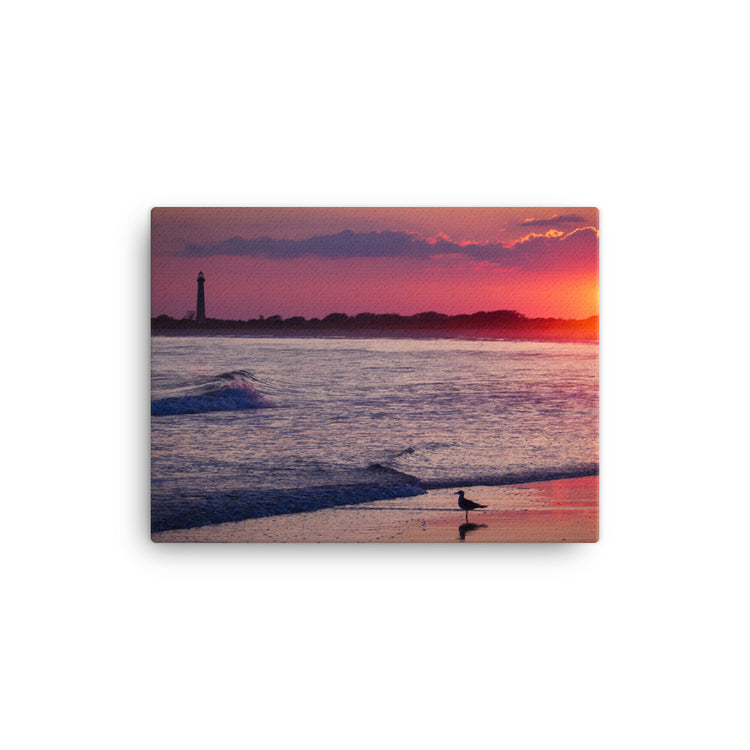 Cape May Lighthouse Sunset Canvas Print