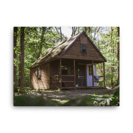 Pennsylvania Log Cabin Canvas Print