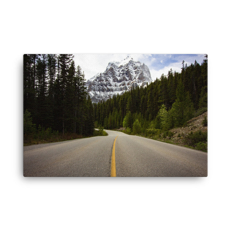 Paseo panorámico del Parque Nacional Banff Lienzo