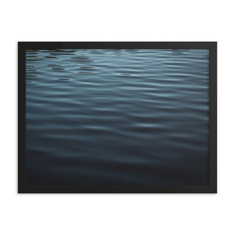 Calm Water Ripples Framed Print