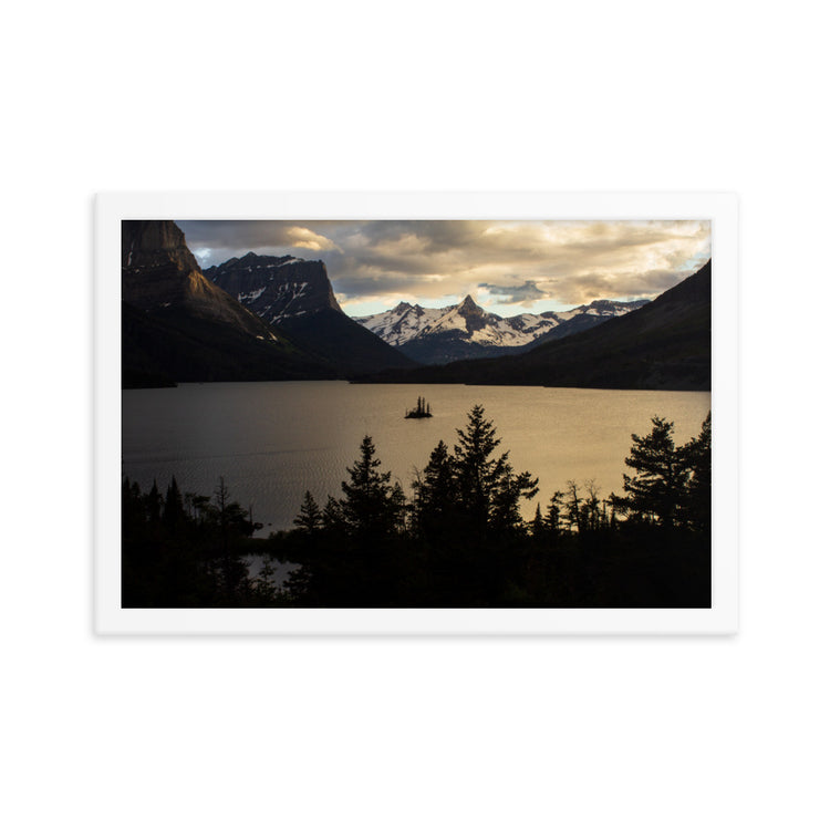 St. Mary Lake Glacier National Park Framed Print