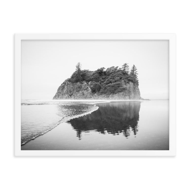 Ruby Beach Sea Stack Olympic National Park Framed Print
