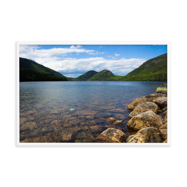Jordan Pond Acadia National Park Framed Print