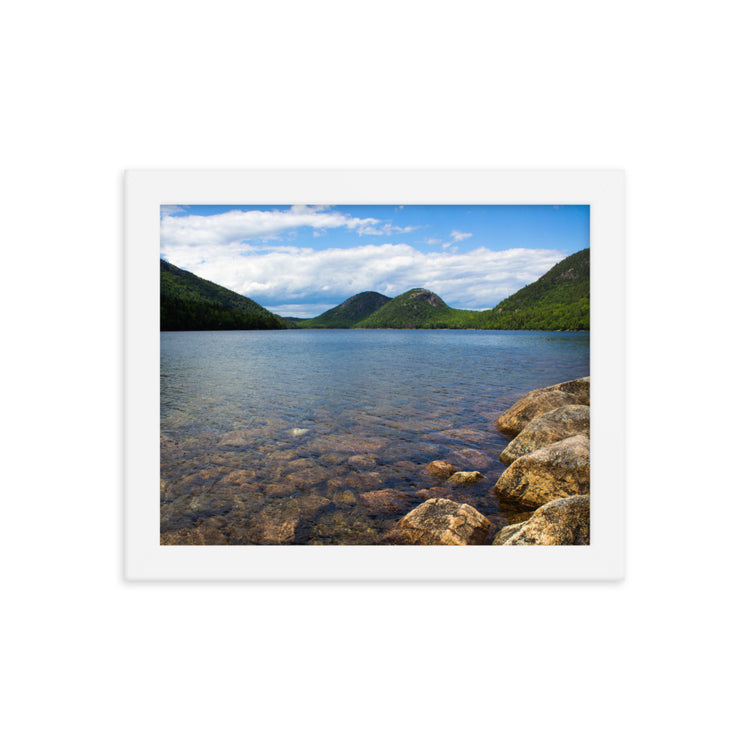 Jordan Pond Acadia National Park Framed Print
