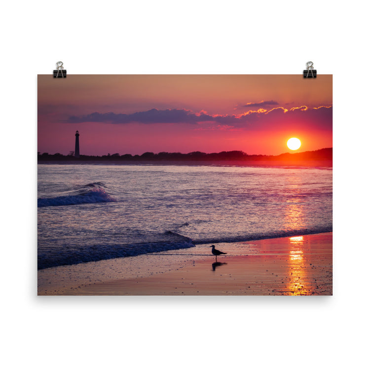 Cape May Lighthouse Sunset Print