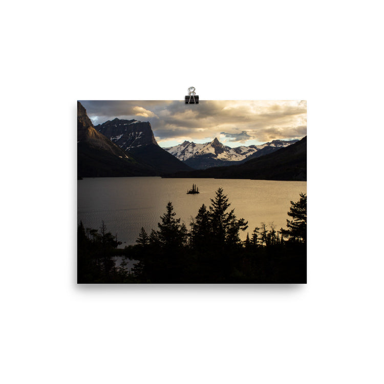St. Mary Lake Glacier National Park Print